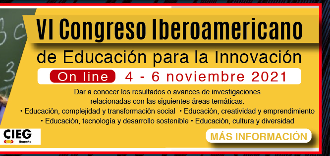 VI Congreso Iberoamericano de Educacin para la Innovación (Ms informacin)